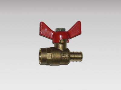 Wing Handle With Drain Pex x Solder