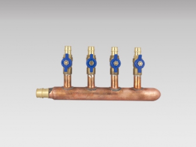 Cold–X Copper Manifold With Valves